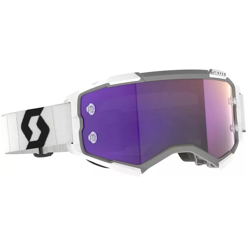 Masque SCOTT Fury – Rose/Noir – blanc/noir écran Purple Chrome Works 2027
