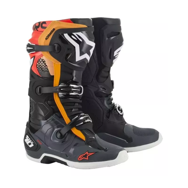 Gris Orange Rouge fluo