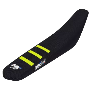 Housse de selle MXSEAT Triumph – Noire et fluo 3 ribs