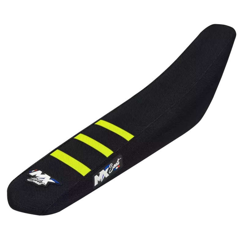 Housse de selle MXSEAT Triumph – Noire et fluo 3 ribs