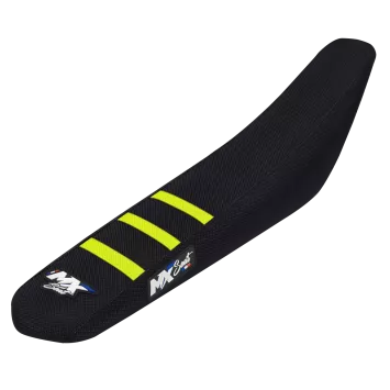 Housse de selle MXSEAT Triumph – Noire et fluo 3 ribs