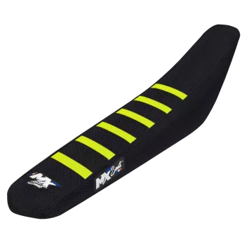 copie de Housse de selle MXSEAT Triumph – Noire et fluo 6 ribs