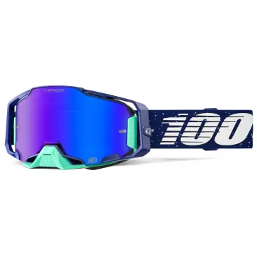 Masque 100% ARMEGA HiPER Noche – Écran Mirror Bleu 2026
