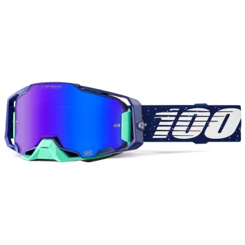 Masque 100% ARMEGA HiPER Noche – Écran Mirror Bleu 2026