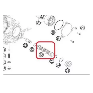 crepine KTM 250 SXF 05-15, 350 SXF 11-15, 450 SXF 12-15