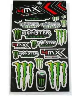 Planche Stickers Monster Energy