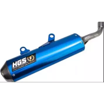 silencieux HGS oval alu/embout 125 SX 23, 125 TC 23