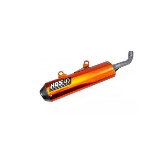 silencieux HGS orange oval alu/embout 250 SX 19-22, 250 TC 19-22, 250 MC 2022