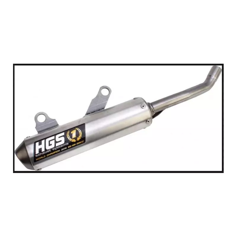 Silencieux HGS 125 SX 19-22, 125 TC 19-22, 125 MC 21-23 DESTOCKAGE