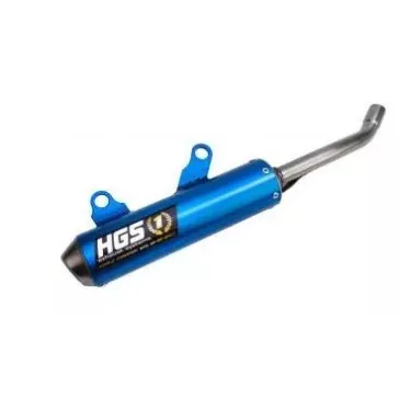 silencieux HGS 250 YZ 02-24 alu bleu