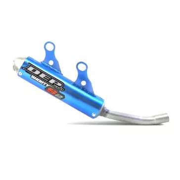 silencieux shorty DEP YAMAHA 125 YZ 22-23, FANTIC 125 XX 23-23 noir ou bleu