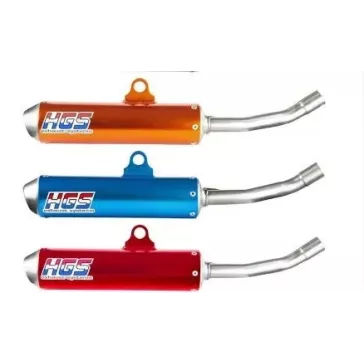 silencieux HGS 85 SX 18-23, 85 MC 21-23, 85 TC 18-23 alu couleur