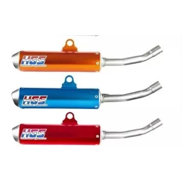 silencieux HGS 85 SX 18-23, 85 MC 21-23, 85 TC 18-23 alu couleur