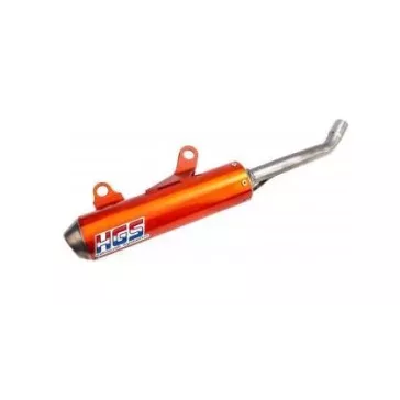silencieux HGS oval alu/embout 125 SX 23, 125 TC 23