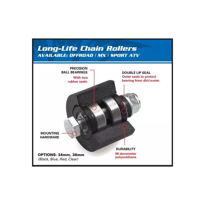 roulette chaine 400 LTZ 03-15 16.90