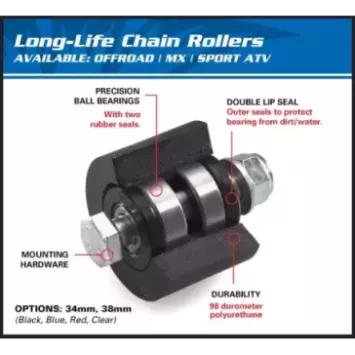 roulette chaine 400 LTZ 03-15 16.90