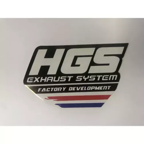 Stickers silencieux 4T HGS bud racing
