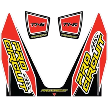 Stickers échappement PRO CIRCUIT TI-6