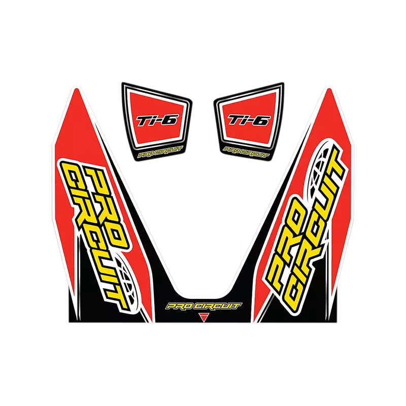 Stickers échappement PRO CIRCUIT TI-6