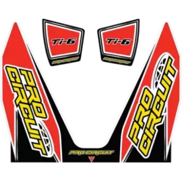 Stickers échappement PRO CIRCUIT TI-6