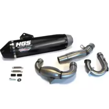 ligne HGS noir 350 SXF 23-24, 350 FC 23-24 embout carbon