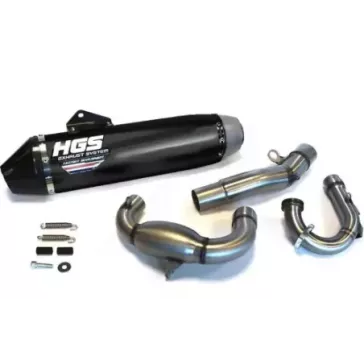 ligne HGS noir 450 SXF 23, 450 FC 2023 embout carbon