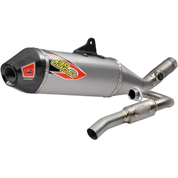 Ligne complete PRO CIRCUIT Ti-6 PRO 250 RMZ 19-24 TITANE CARBONE