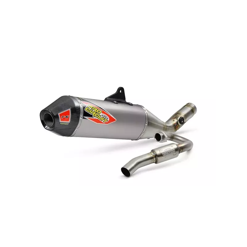 Ligne complete PRO CIRCUIT T-6 250 RMZ 19-24 INOX TITANE CARBONE