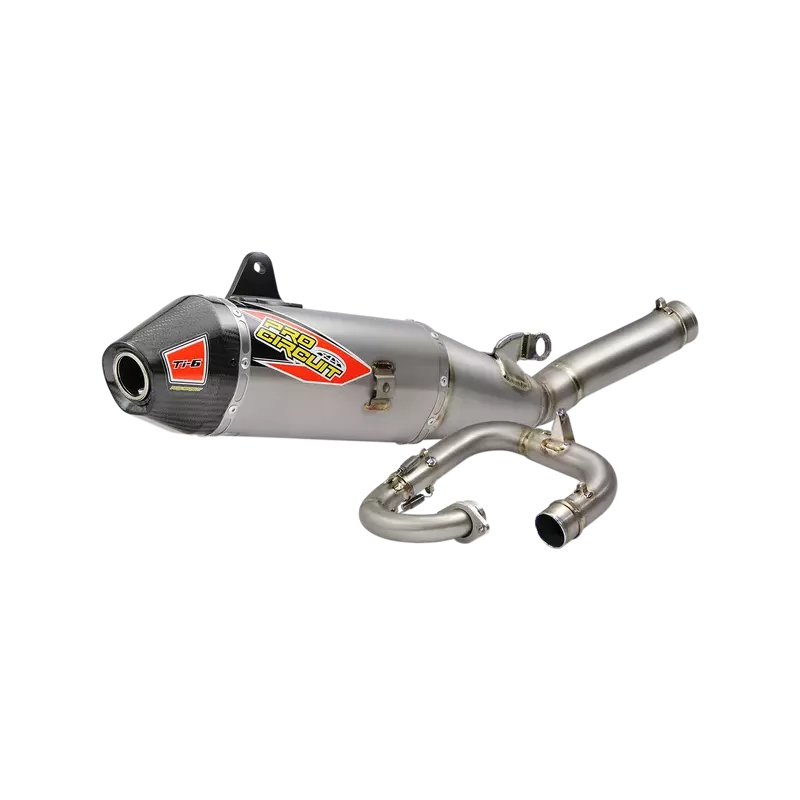 Ligne complète PRO CIRCUIT Ti-6 250 YZF 19-23 TITANE CARBONE