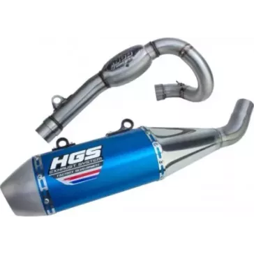 ligne HGS bleu 450 KX 2019-2023 embout alu