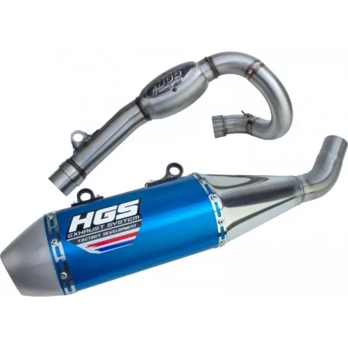 ligne HGS bleu 450 KX 2019-2023 embout alu