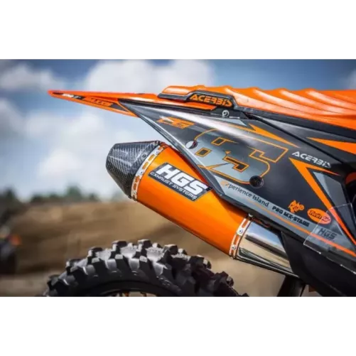 ligne HGS orange 250 SXF 23 embout carbon