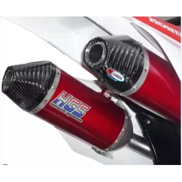 ligne HGS rouge 250 CRF 18-21embout carbon