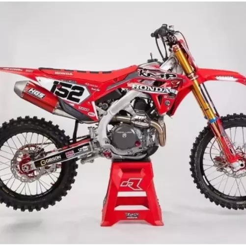 ligne HGS rouge 450 CRF 21-23 embout alu