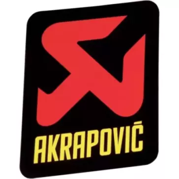 sticker AKRAPOVIC pour silencieux 4T