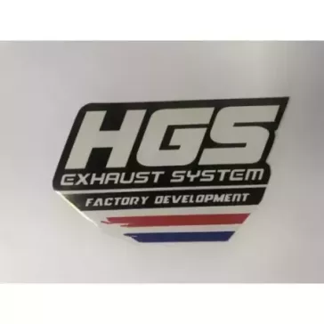 Stickers silencieux 4T HGS bud racing