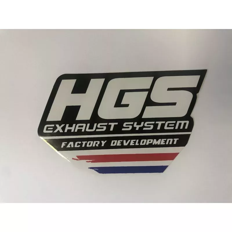 Stickers silencieux 4T HGS bud racing