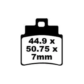 plaquettes arriere KYMCO 250 MXU 03-13 17.90