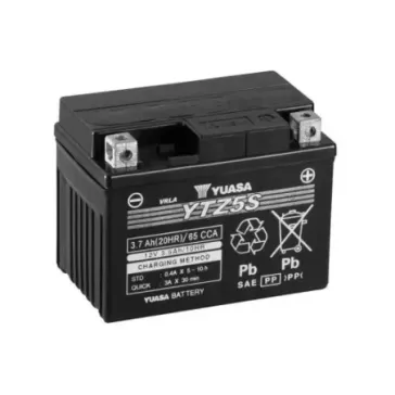 Batterie YUASA W/C sans entretien activé usine - YTZ5S