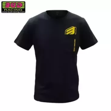 Tee shirt BUD RACING B LOGO SS pocket noir
