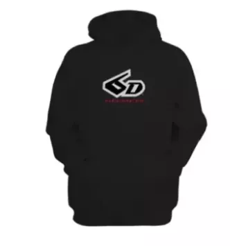 Sweat hoodie 6D Helmet Logo Noir