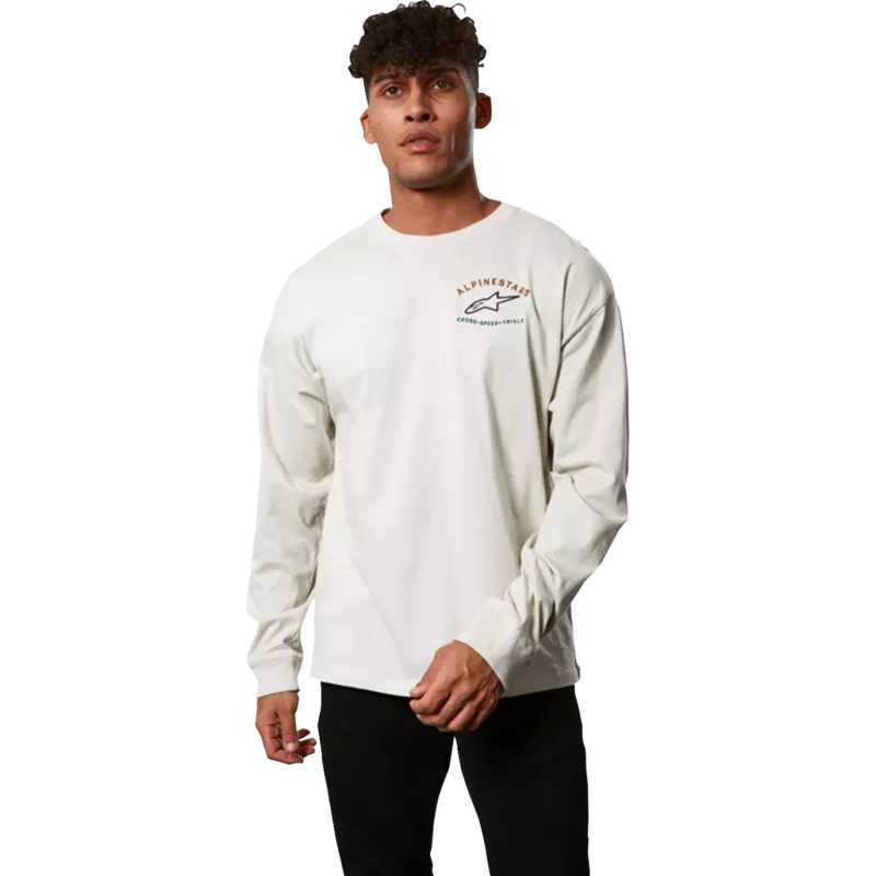 T-shirt à manches longues ALPINESTARS Full Face blanc