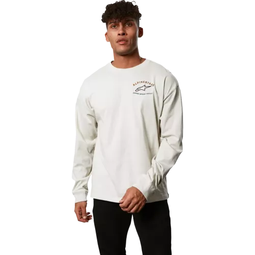 T-shirt à manches longues ALPINESTARS Full Face blanc