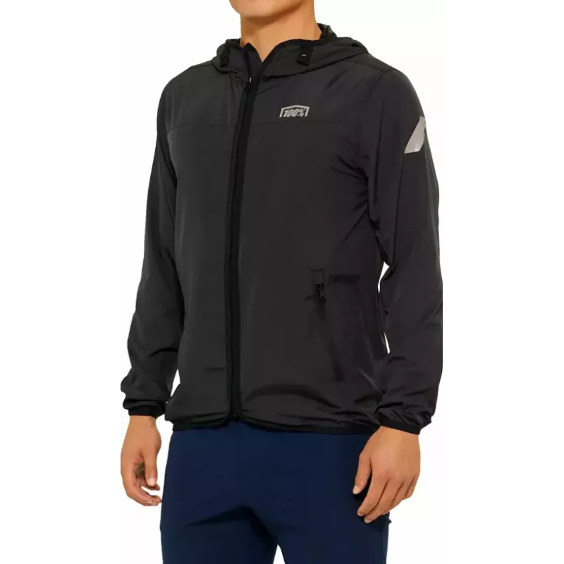 Sweat-shirt à capuche 100% noir