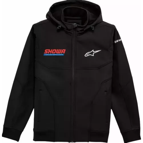 veste à capuche ALPINESTARS SHOWA NOIR