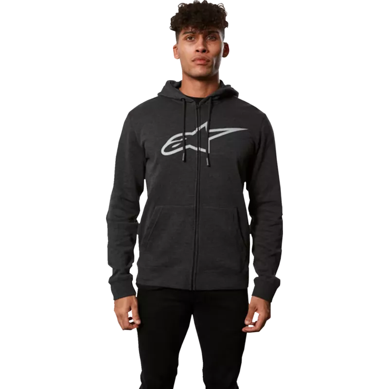Sweat-shirt à capuche ALPINESTARS Ageless II avec fermeture éclair noir