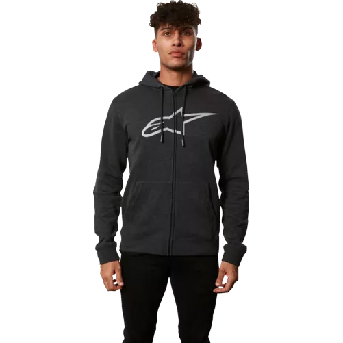 Sweat-shirt à capuche ALPINESTARS Ageless II avec fermeture éclair noir