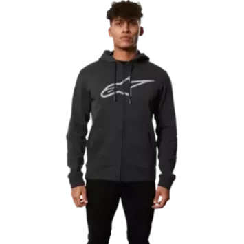 Sweat-shirt à capuche ALPINESTARS Ageless II avec fermeture éclair noir