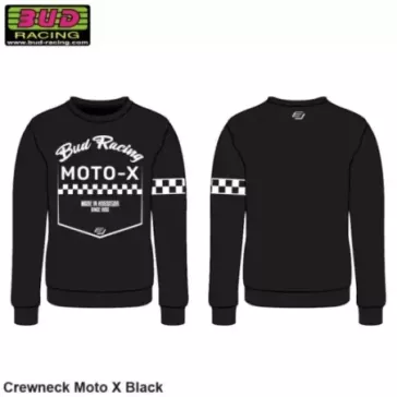 Sweat crewneck BUD RACING MOTO X2 noir