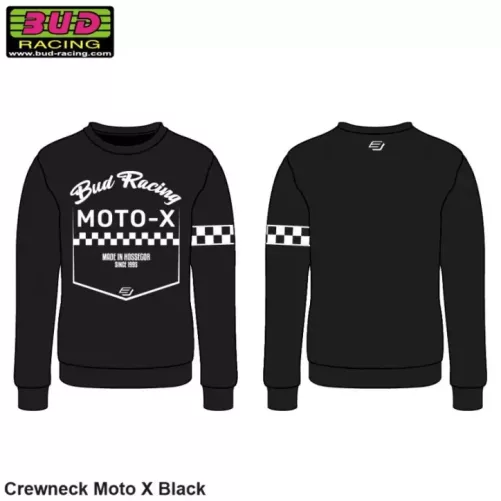 Sweat crewneck BUD RACING MOTO X2 noir